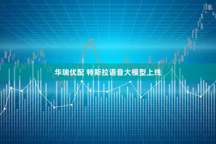 华瑞优配 特斯拉语音大模型上线
